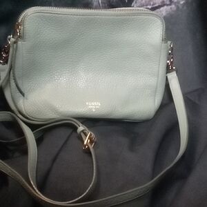 Fossil Mint Green Crossbody Bag